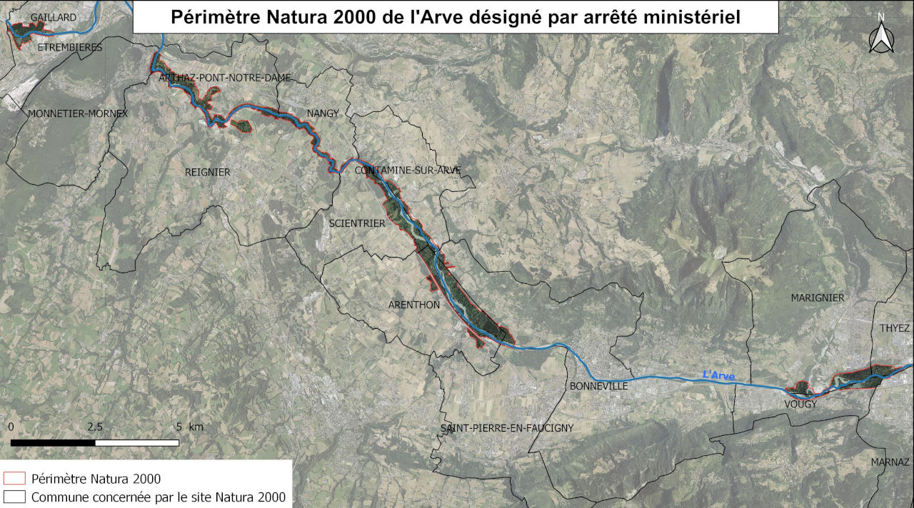 Carte perimetre Natura 2000